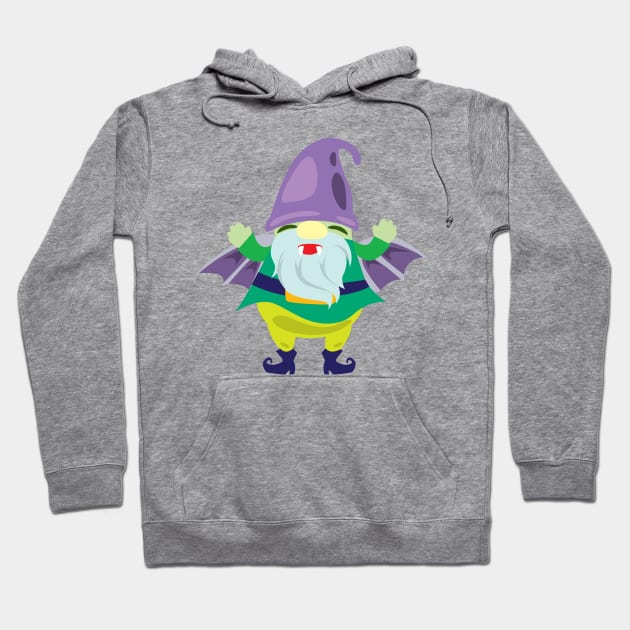 Halloween Vampire Gnome Hoodie by holidaystore